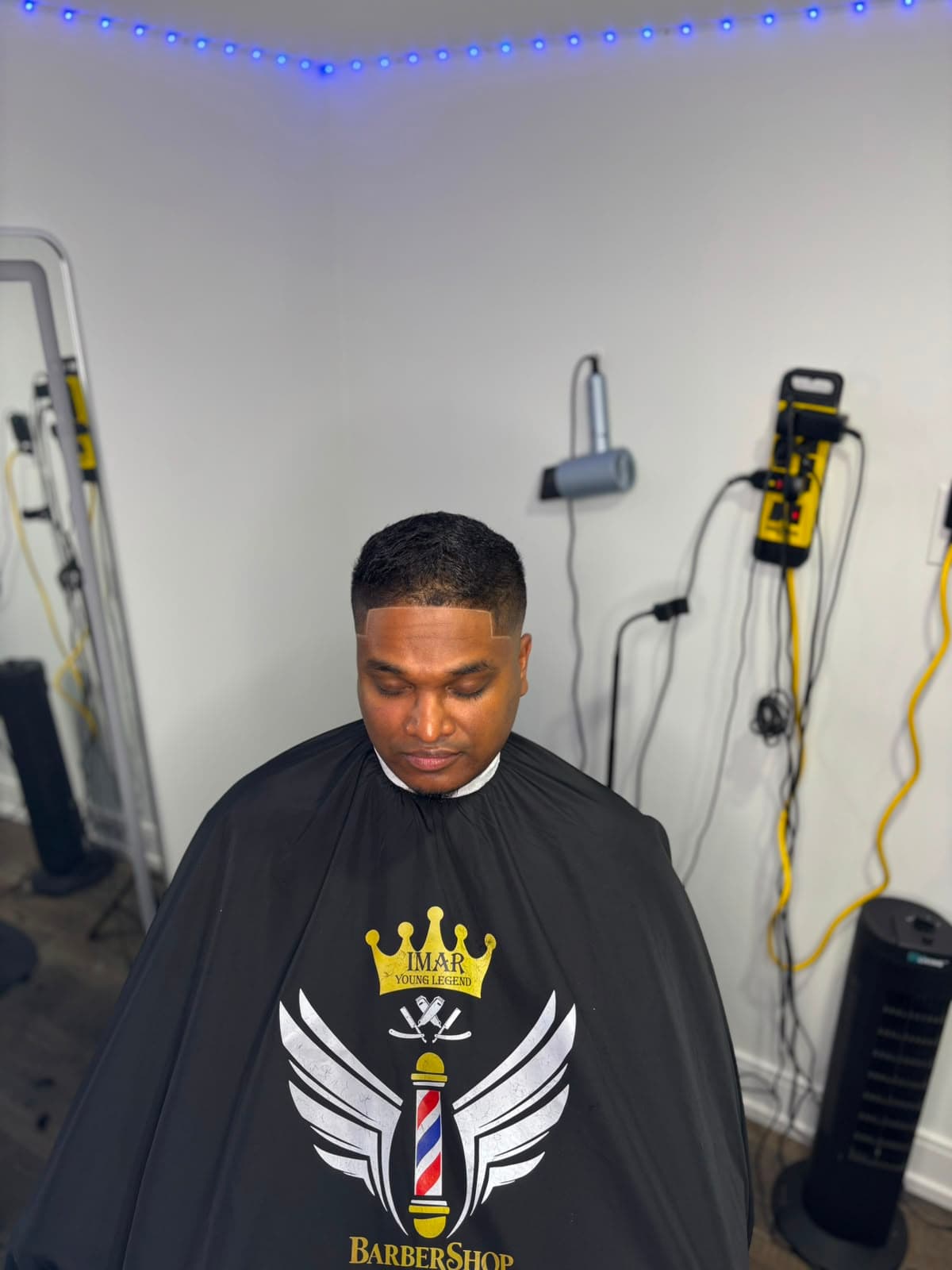 Barbering work at Imar Young Legend Barber Shop