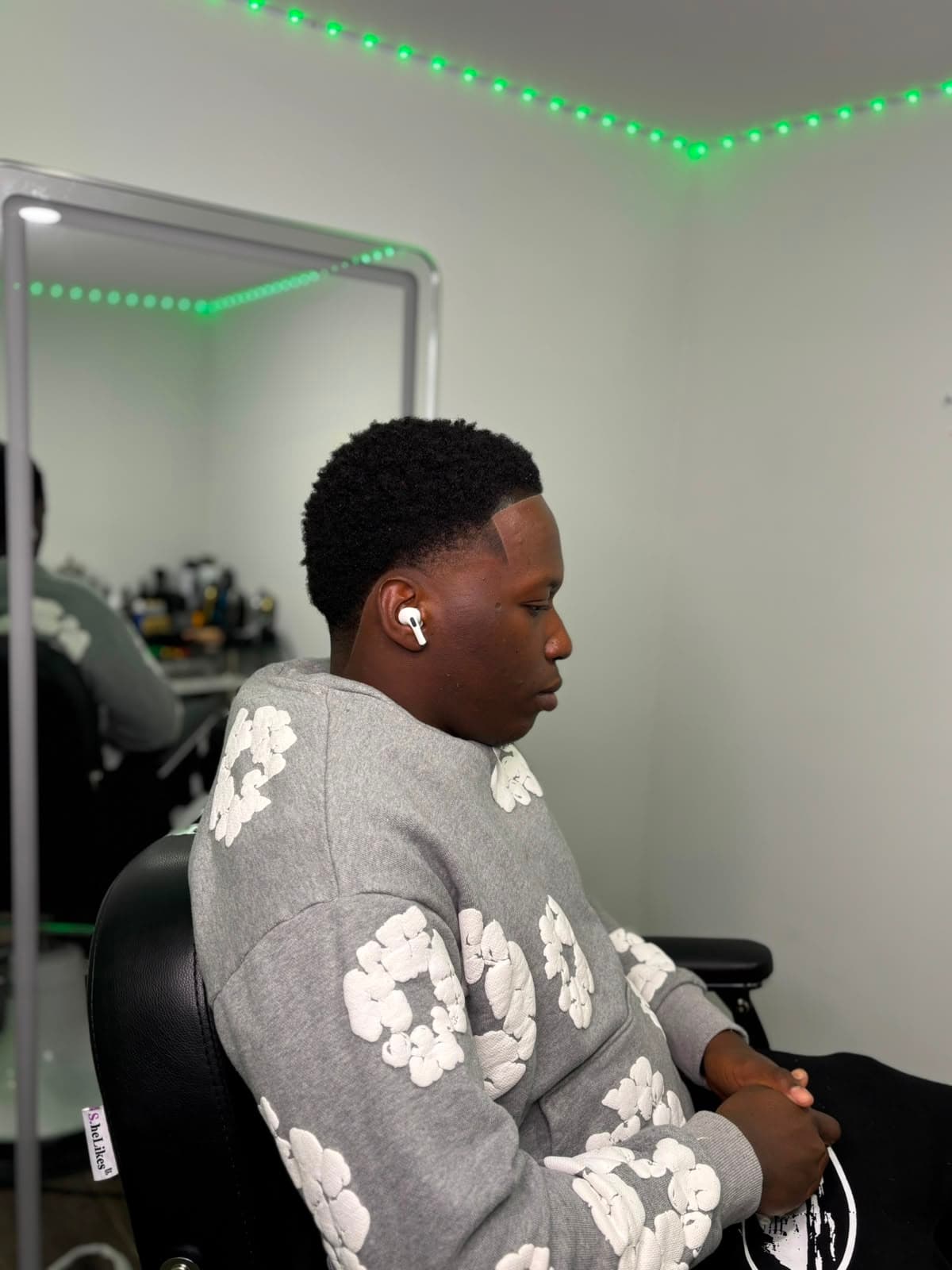 Barbering work at Imar Young Legend Barber Shop
