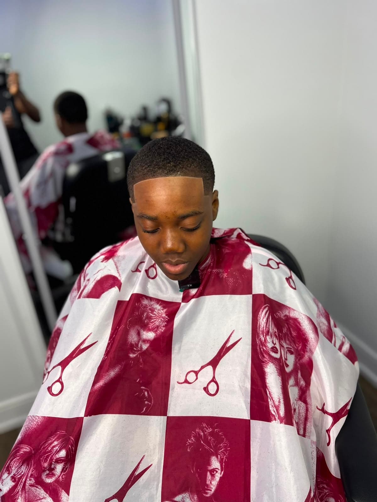 Barbering work at Imar Young Legend Barber Shop