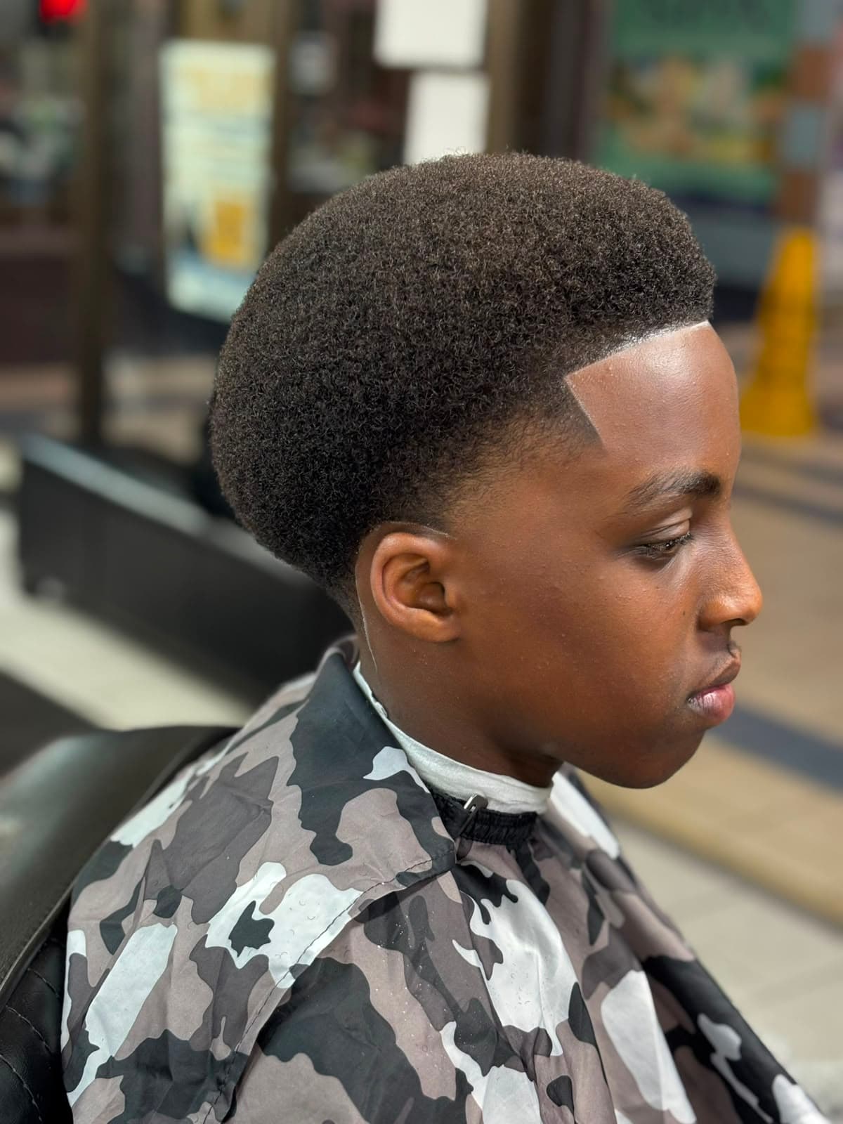 Barbering work at Imar Young Legend Barber Shop