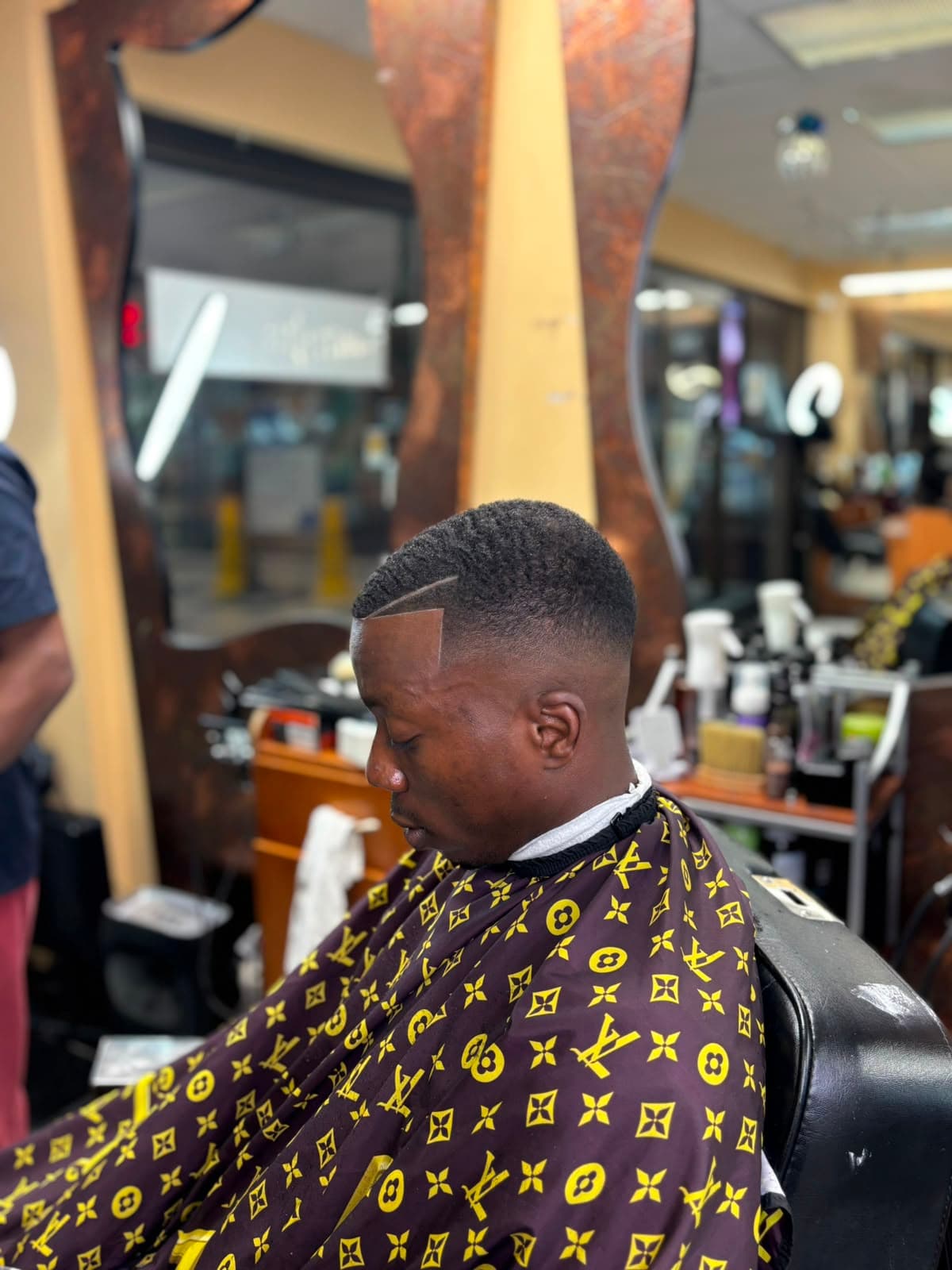 Barbering work at Imar Young Legend Barber Shop